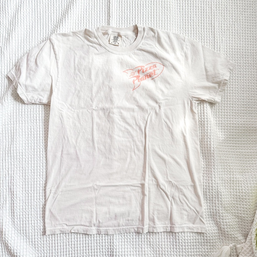 Disney Pixar Toy Story Pizza Planet  Comfort Colors T-shirt Unisex L